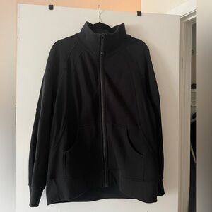 Scuba Oversized Funnel Neck Full Zip